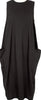beautiful people Cotton Sleeveless Dress Black