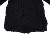 COMME des GARCONS JAPAN. TRICOT. Black Mohair Blend Open Knit Chunky Cardigan Top
