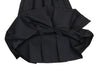 A/T(ATSURO TAYAMA) JAPAN. Black Poly Asymmetry Pleated Skirt