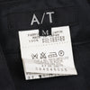 A/T(ATSURO TAYAMA) JAPAN. Black Poly Asymmetry Pleated Skirt