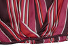NARACAMICIE JAPAN. Red Poly Stripe Pull Over Blouse