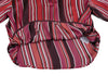 NARACAMICIE JAPAN. Red Poly Stripe Pull Over Blouse