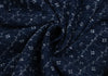 45rpm 45R JAPAN. Dark Indigo Blue Dyed Checker Cotton Cardigan Top