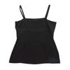 ROMEO GIGLI ITALY. Vintage Black Silk Camisole Top