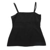 ROMEO GIGLI ITALY. Vintage Black Silk Camisole Top