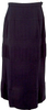 COMME des GARCONS JAPAN. TRICOT. Navy Switching Stretch Wool Skirt