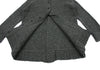 A/T ATSURO TAYAMA.  Grey Open Knit Front and Back Long Cardigan w/Hood
