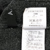 A/T ATSURO TAYAMA.  Grey Open Knit Front and Back Long Cardigan w/Hood