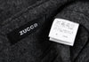 ISSEY MIYAKE JAPAN. zucca Grey Wool Front Wrap Skirt