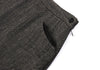 MARGARET HOWELL LONDON/TOKYO. Grey Wool Striped Long Skirt