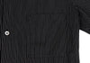 YOHJI YAMAMOTO JAPAN. Y's Black Striped Wrap Design Flare Shirt Dress
