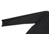 YOHJI YAMAMOTO JAPAN. Y's Black Striped Wrap Design Flare Shirt Dress