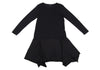 A/T ATSURO TAYAMA JAPAN. Black Material Switching Dress