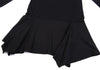 A/T ATSURO TAYAMA JAPAN. Black Material Switching Dress