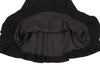 KENZO PARIS. Vintage Black Dot Printed Wool Flare Skirt
