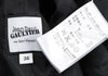 Jean Paul GAULTIER FOR SEPT PREMIERES PARIS. Black Cotton Nylon Sleeveless Zip Dress
