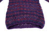 COMME des GARCONS JAPAN. JUNYA WATANABE. Openwork Purple Stripe Knit Hoodie