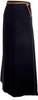45rpm 45R JAPAN. Navy Wool Cutting Wrap Skirt