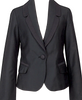 Ray BEAMS JAPAN. Navy Poly Rayon Piping Jacket / Blazer