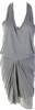 Helmut Lang NY. Gray Scoop Neck Sleeveless Shift Dress