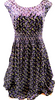 Prada Italy. Vintage Print Cotton/Elastane Dress