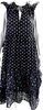 Ulla Johnson Black Cotton Floral Print Sleeveless Sun Dress