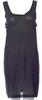 Ann Demeulemeester Belgium. Black Silk Mini Dress