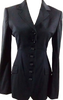 DOLCE & GABBANA ITALY. Black Wool, Nylon, Polyurethane Velour Jacket