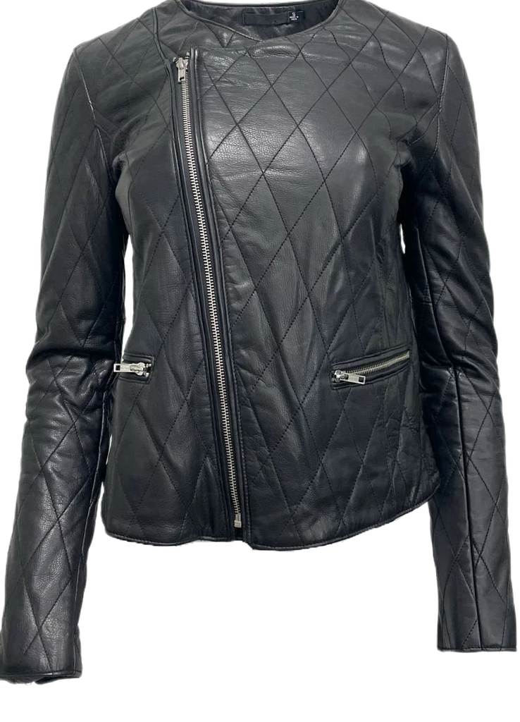 BLK DNM Stockholm/NYC. NEW W/TAG. Black Quilted Leather Jacket