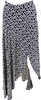 Reformation NY. Blue/White Floral Print Viscose A Line Wrap Skirt