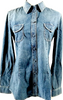 DOLCE & GABBANA ITALY. Blue Cotton Top Tops