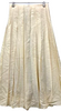 TOMORROWLAND JAPAN. BALLSEY. ivory Cotton Dobby Twill Tuck Pleated Long Skirt
