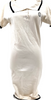 Hermes Paris. Cream Silk, Cashmere w/Black Accents Dress