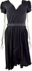 Dolce Gabbana New W/O Tag. Authentic Black Viscose Pleated Stretch Belt Dress