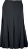 Dolce & Gabbana Italy. Black Nylon, Spandex, Acetate Stretch Flare Zip Skirt