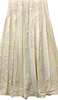 TOMORROWLAND JAPAN. BALLSEY. ivory Cotton Dobby Twill Tuck Pleated Long Skirt