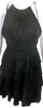 Ulla Johnson Black Pleated Halter Sleeveless Cecily Dress