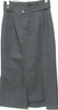 UNITED TOKYO JAPAN. Black Random Slit Tight Long Skirt