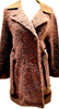 Fendi Italy. Brown Acrylic, Wool, Nylon Coat