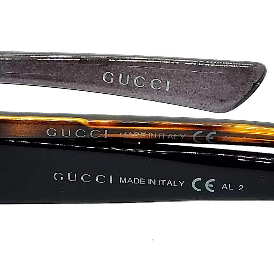 Gucci Italy. Vintage Acetate/Metal Sunglasses Sold Separately in Store Only