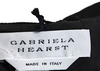 Gabriela Hearst NY. Black Embellished Wool Sleeveless Shift Dress