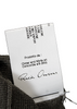 Rick Owens Paris. Brown Ribbed Long Sleeve Open Front Cardigan Sweater