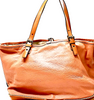 Chloe Paris. Burnt Sienna Color Leather Rare Zipper Shoulder Bag / Tote Bag