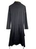 Marithe + Francois Girbaud Paris. Black Avant-Garde Dress