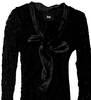 DOLCE&GABBANA ITALY. D&G Vintage 2000S Collection Black Midi Length Dress