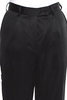 Helmut Lang NYC. Black Acetate/Nylon Vintage 1990's Collection Straight Leg Pants