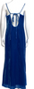 RHODE LA. Blue Viscose Blend Long Dress