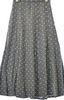 LOWRYS FARM JAPAN. Linen/Viscose  Gray x White (Dot Pattern)Long/Maxi Length Skirt