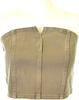 BEAUTY&YOUTH UNITED ARROWS JAPAN. Brown Cotton Blend Corset Style Sleeveless Top