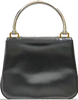Gucci Italy. Vintage Black Leather Shoulder Bag / Hand Bag